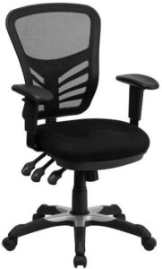 Flash Furniture Mid-Back Chair with Triple Paddle Control