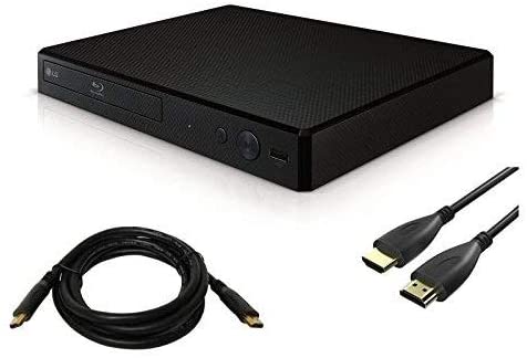 It is an image of LG BP 175 Blu-ray DVD Player, With HDM I Port Bundle(Comes With A 6 Foot HDMI Cable)